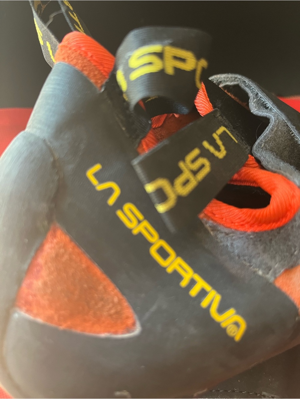 La Sportiva Black and Orange Tarantula Climbing Shoes - Picture 7 of 7